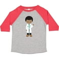 thumbnail image 3 of Inktastic African American Boy, Doctor, Boy Wearing Lab Coat Boys Toddler T-Shirt, 3 of 5