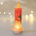 thumbnail image 4 of Vela navideña Homerr Vela festiva Velas navideñas pequeñas Luces electrónicas LED Patrones lindos Decoraciones de escritorio, 4 of 7