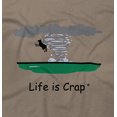 thumbnail image 2 of Life Is Crap Cow In Tornado Good Life Funny T Shirts Gift Ideas T-Shirt Tee by Life Is Crap, 2 of 2