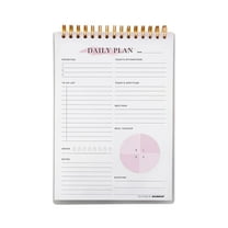 Hiroekza A5 Coil Planner NoteBook - Colorful Daily Organizer for Students & Professionals, Perfect for Scheduling, Note-Taking & Reminders