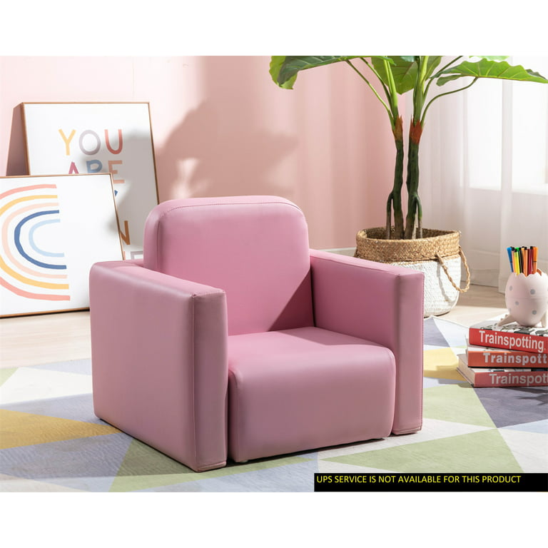 Convertible Armchair Table Set 2 In