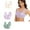3 PCS-Beige/Purple/Green, variant on Ahdbta Full Cup Lift Bras for Women Wirefree Seamless Push Up Yoga Bra U-Shaped Back Breathable Comfort Everyday Bralettes 3 Pack