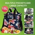 thumbnail image 2 of Bolsa térmica Iknoe, grande, 29 x 17 x 30 cm, aislante, 24 latas, 2 of 5