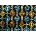 thumbnail image 4 of oneOone Cotton Poplin Fabric Swirl Ikat Print Fabric By Yard 42 Inch Wide, 4 of 4