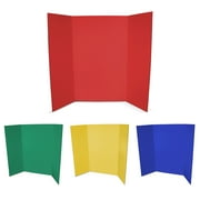 Flipside Products 1-Ply Project Board, 36" x 48", Primary Colors, Pack of 4