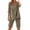 Coffee, variant on jobturf Pajamas for Women Set 3/4 Sleeve Top and Side Slit Pajama Shorts 2 Piece Sets Casual Lounge Sets Soft Sleepwear S-2XL