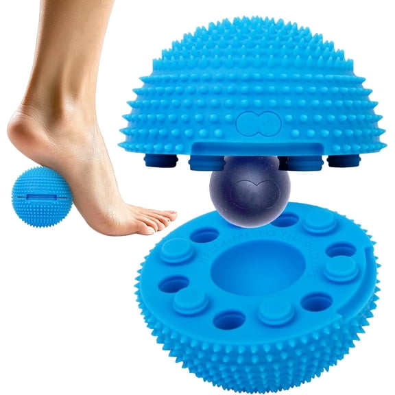 Neuro Ball – Foot Roller & Textured Massage Ball for Myofascial Release, Plantar Fasciitis, Hands & Face – Spiky Therapy Tool for Muscle Relief