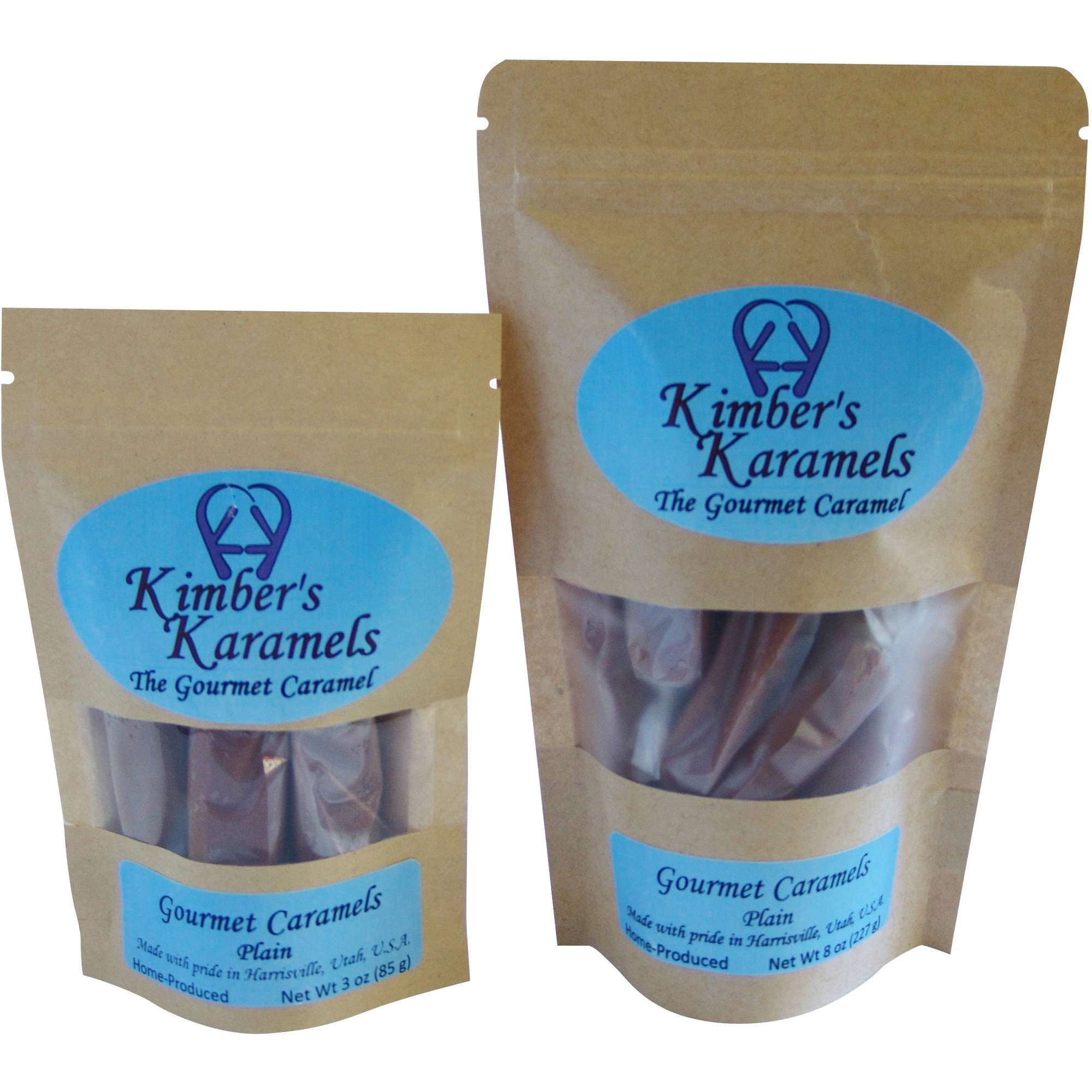 Kimber's Karamels Plain Caramels, 8 oz by Kimber's Karamels LLC