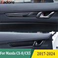 thumbnail image 2 of Embellecedores de cubierta de manija de puerta interior, pegatinas protectoras, accesorios de estilo para Mazda CX-5 CX5 KF CX8 CX-8 2017-2022 2023 2024, 2 of 5