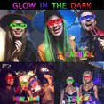 thumbnail image 4 of 8 Paquetes de Gafas LED Favores de Fiesta 5 Colores Neón Brillan en la Oscuridad, 3 Modos de Luz Gafas Iluminadas Juguetes Suministros de Fiesta para Niños Adultos Gafas Resplandecientes Aptas para Días Festivos Cumpleaños Día de San Valentín y Halloween Cosplay ER, 4 of 6