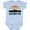 Baby Blue, variant on Inktastic Jackson Mississippi Skyline Retro Boys or Girls Baby Bodysuit