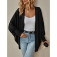 thumbnail image 5 of PTHTECHUS Womens Cardigan Open Front Sweater for Women No Button Knit Cardigan Casual Long Sleeve Outerwear with Pockets, 5 of 7