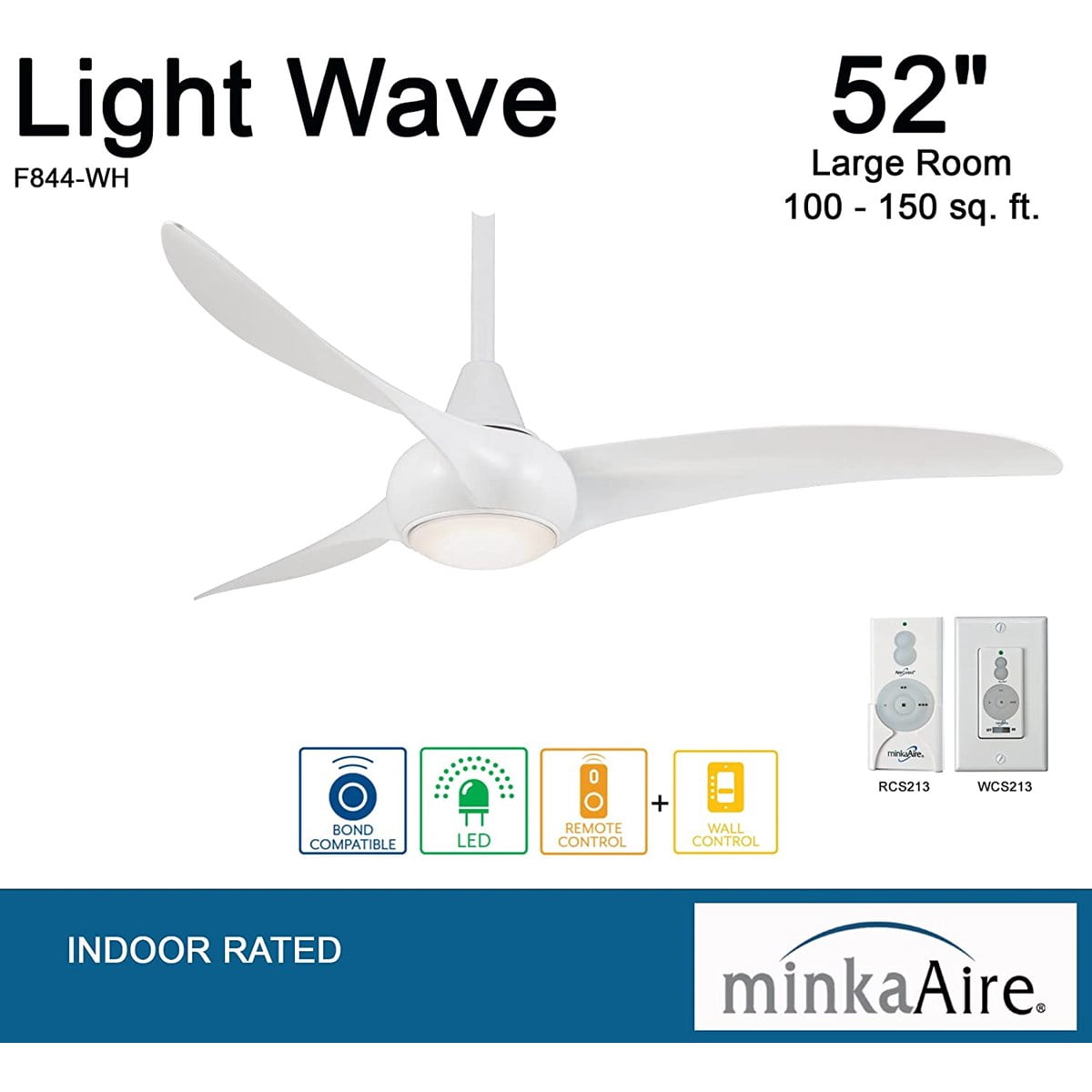 52 Minka Aire Light Wave White Ceiling Fan Style 4t479 Shelly Lighting 52-minka-aire-light-wave-white-ceiling-fan-style-4t479-shelly-lighting