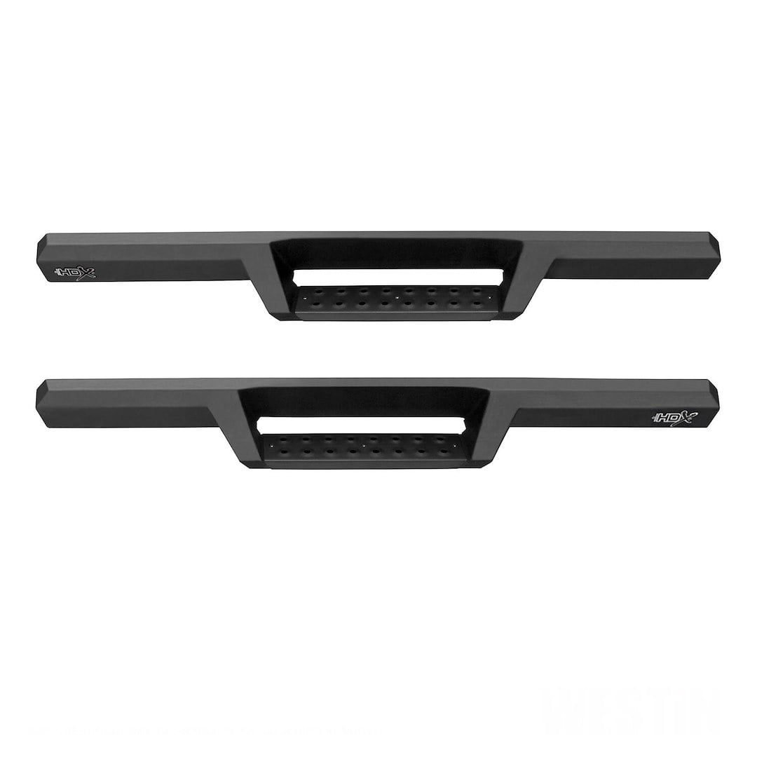 Westin 56-14055 4" Cab Length HDX Drop Nerf Step Bars with Black Step Plates