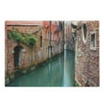 thumbnail image 1 of Venice Cutting Board, Scenic Water Canal and Old Historic Buildings Houses Brick Walls, Decorative Tempered Glass Cutting and Serving Board, Large Size, Jade Green Dark Coral, by Ambesonne, 1 of 1