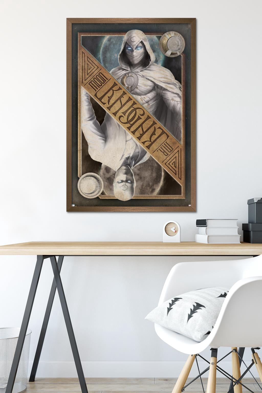 Marvel Moon Knight - Card Wall Poster, 22.375" x 34" Framed