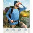 thumbnail image 3 of Roadbox UPF 50+ Men's Long Sleeve Fishing Shirts UV Sun Protection Tee Tops for Outdoors Running Workout, 3 of 5