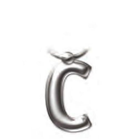 That Company Called If 2203 Solid Metal Initial Keyring - C