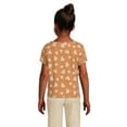 thumbnail image 2 of Sugar & Diamonds Girls Short Sleeve Cinch Top, Sizes 4-18, 2 of 5