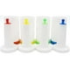 thumbnail image 4 of 4 piezas de barra de jugo de cuello largo rojo amarillo azul verde Ormromra SNFLD1089, 4 of 5