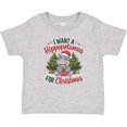 thumbnail image 3 of Inktastic I Want a Hippopotamus for Christmas Boys or Girls Baby T-Shirt, 3 of 5