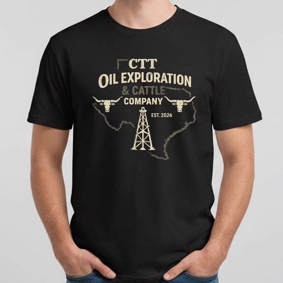 CTT Oil Exploration & Cattle Company T-Shirt – Texas Western Heritage Tee