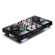 Hercules DJControl Inpulse 500 Silver Edition – 2-Deck DJ Controller with Audio Interface