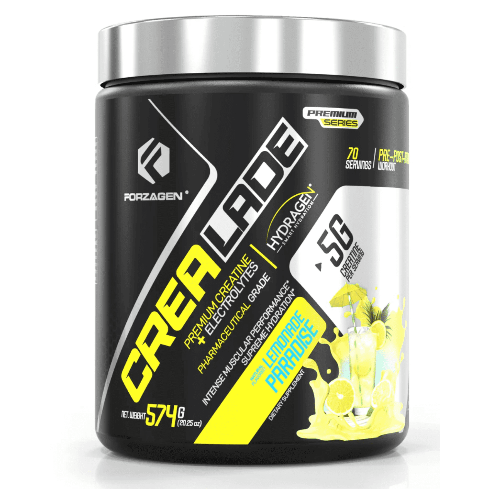 Crealade Premium Creatine + Electrolytes 70 Servings