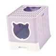 thumbnail image 4 of Hooded Cat Litter Box Detachable Fully Enclosed Cat Toilet Reusable Cat Sand Box, 4 of 9