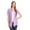 Lavender, variant on MOA COLLECTION Women's Basic Casual Solid Short Sleeve Open Front Cardigan (S-3X) Made in USA