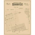 thumbnail image 3 of Hall 15x18 Black Modern Framed Museum Art Print Titled - Winkler County Texas - Hall 1889, 3 of 5