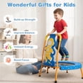 thumbnail image 5 of Astronaut Trampoline for Toddlers with Foam Padded Handle and Safety Padded Cover, 5 of 8