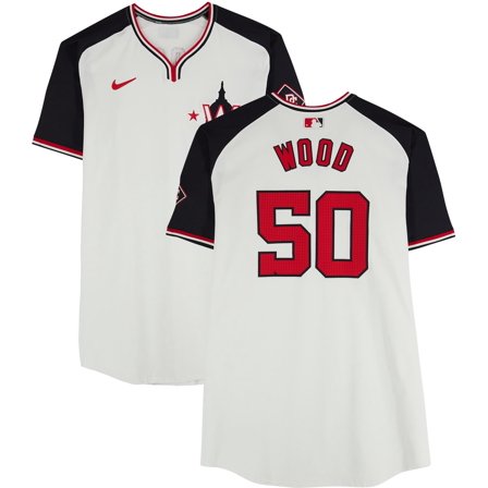 James Wood Washington Nationals Player-Issued #50 White Alternate Jersey from the 2024 MLB Season - Fanatics Authentic Certified
