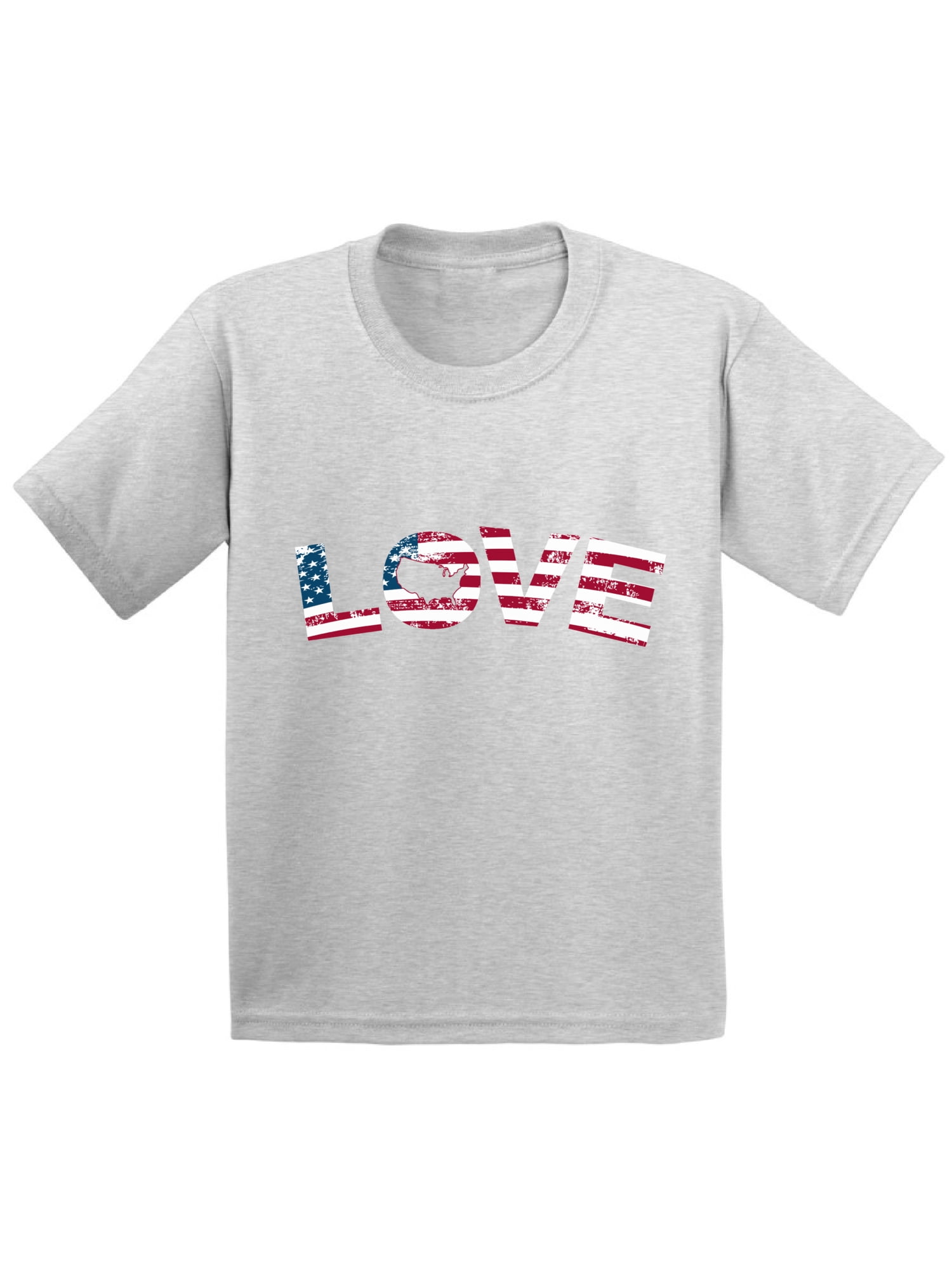 Infant Tshirt Kids American Flag 