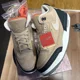 thumbnail image 2 of Ni - ke Jordan 3 Retro JTH Bio Beige Men’s Size 10 PREOWNED AV6683-200, 2 of 5