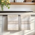 thumbnail image 7 of Khaki Ombre Kitchen Towels Set of 2, Modern Gradient Abstract Art Absorbent Dish Towels for Kitchen, Microfiber Hand Towel, Quick Drying Tea Towel for Cleaning Decorative Dishcloths, 7 of 7