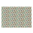 thumbnail image 1 of Owls Cutting Board, Cartoon Style Cheerful Animal with Native Prehistoric Patterns Funny, Decorative Tempered Glass Cutting and Serving Board, Large Size, Multicolor, by Ambesonne, 1 of 1