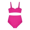 thumbnail image 5 of JAJAHO High Waisted Bikini Sets For Women 2 Piece Swimsuits Twist Front Ruched Tummy Control Stretchy Bathing Suits Stylish Beachwear, 5 of 5