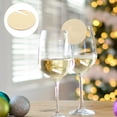 thumbnail image 1 of Nestingho 30Ud Etiquetas Para Bebidas De Acrílico Doradas Reutilizables Con Redondo Para Fiestas Y, 1 of 8