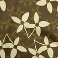 thumbnail image 1 of oneOone Velvet Brown Fabric Asian Block Floral Quilting Supplies Print Sewing Fabric By The Yard 58 Inch Wide, 1 of 4