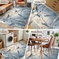 thumbnail image 6 of Tree Birds Large Area Rugs for Bedroom Living Room, Soft Non Slip Carpet Bedside Rug, Spring Forest Oil Painting Modern Animal Rectangular Floor Cover Kitchen Accent Rug 4'x6' for Dining Room/Office, 6 of 9