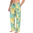thumbnail image 2 of Balery Pineapples1 print Men's Pajama Pants,Ultra Lightweight Pjs,Lounge Pant-Medium, 2 of 9