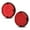 Red, variant on CROSSDESIGN 2pc 7" Round White LED Back-up Reverse Tail Light Fit for School Bus Transit Vehicle