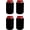 Black, variant on Blank Neoprene Full Bottom Can Coolie (Variety Color 6 Pack)