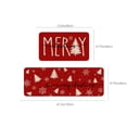 thumbnail image 6 of BOBOMOTI Set of 2 Christmas Kitchen Rugs Christmas Mats Long Strip Doormat for Floor Bathroom Living Room Doorway Christmas Decorations Clearance, 6 of 6