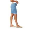 thumbnail image 4 of Levi Strauss Signature.™ Women’s Mid-Rise Bermuda Shorts, 4 of 5
