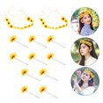 thumbnail image 3 of 2 diademas de girasol con 10 pinzas para el pelo, accesorios para el cabello con flores., 3 of 5