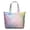 Colorful Tie Dye Pattern-1, variant on Colorful Tie Dye Pattern Large Weekend Travel Bag, Canvas Work Carry Tote with Zipper & Pockets, Airline Friendly for Holiday Birthday Gifts,22” X 12" X 18"