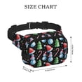 thumbnail image 4 of Easygdp Disco Mirror Ball Snowman Fanny Packs para Mujeres y Hombres, Bolsa de Cinturón, Bolsos de Cruz para Trabajo/Correr/Senderismo, 4 of 9