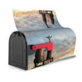 thumbnail image 3 of Bingfone Elephant Giraffe On A Mountain Top Sunset Magnetic Mailbox Cover Standard Size For Garden Yard Outdoor Decorations-21x18 In, 3 of 7
